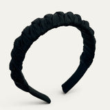 Braided Shimmer Headband - Black