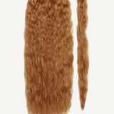 Front Rae Tousled Texture 22 Inch and 26 Inch Copper Wrap Around Salon Quality Synthetic DIY Qcura Ponytail Hair Extension