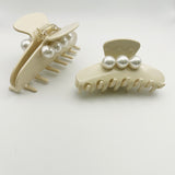 Pearl & Ivory Claw Clip Set