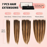 #P4/27 Balayage Caramel Dimensional Blend 7-Piece Remy Clip-In Essential