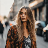 #P4/27 Balayage Caramel Dimensional Blend 7-Piece Remy Clip-In Essential