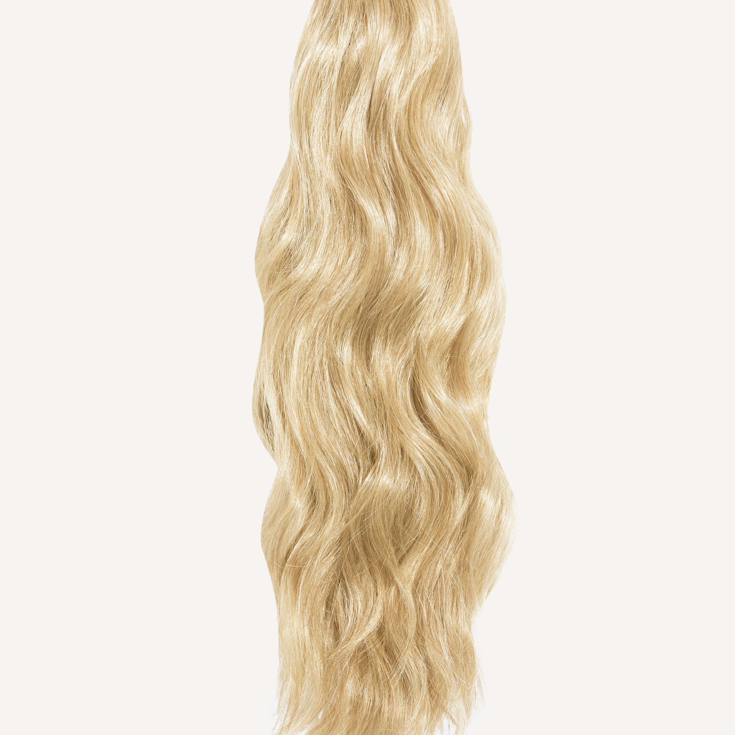 Front Ana Beach Waves 20 Inch Medium Blonde Salon Quality Synthetic DIY Qcura Ponytail Hair Extension