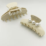 Pearl & Ivory Claw Clip Set