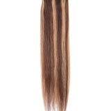 #P4/27 Balayage Caramel Dimensional Blend 7-Piece Remy Clip-In Essential