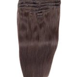 #4 Light Brown Signature Solid 7-Piece Remy Clip-In Essential