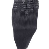 #1B Natural Black Signature Solid 7-Piece Remy Clip-In Essential