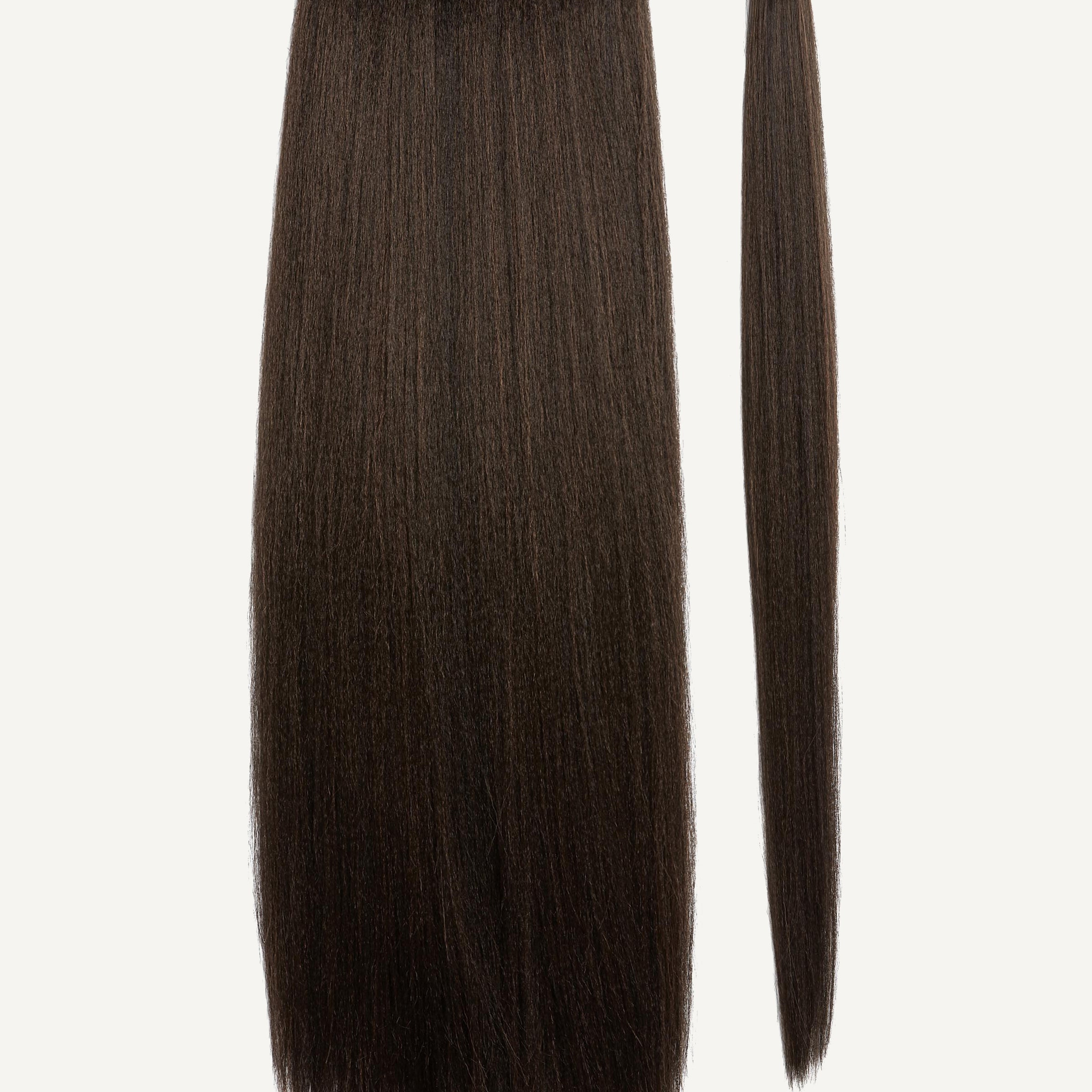 Front Rae Sleek and Smooth 22 Inch and 26 Inch Brown Blend Wrap Around Salon Quality Synthetic DI