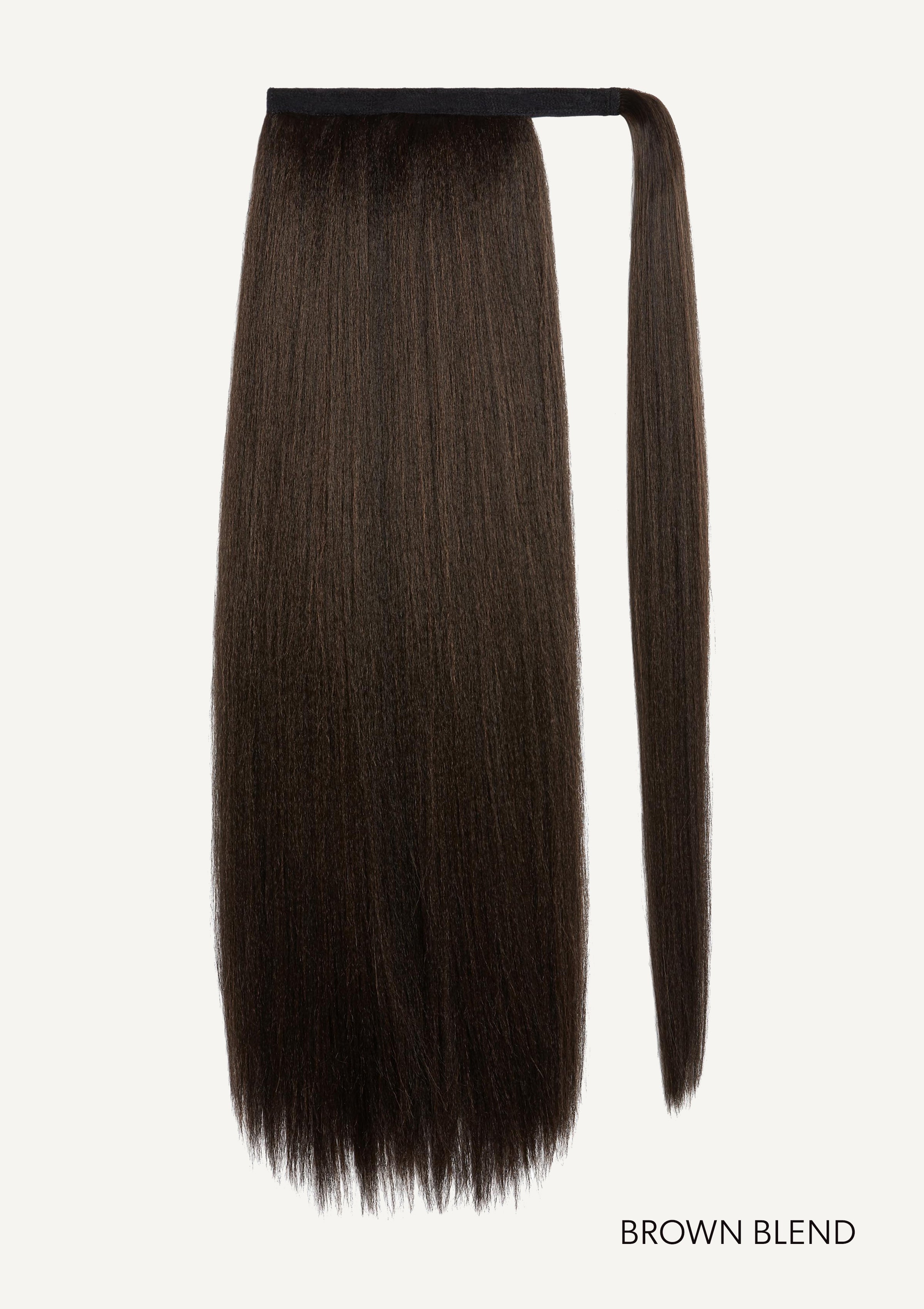 Front Rae Sleek and Smooth 22 Inch and 26 Inch Brown Blend Wrap Around Salon Quality Synthetic DI