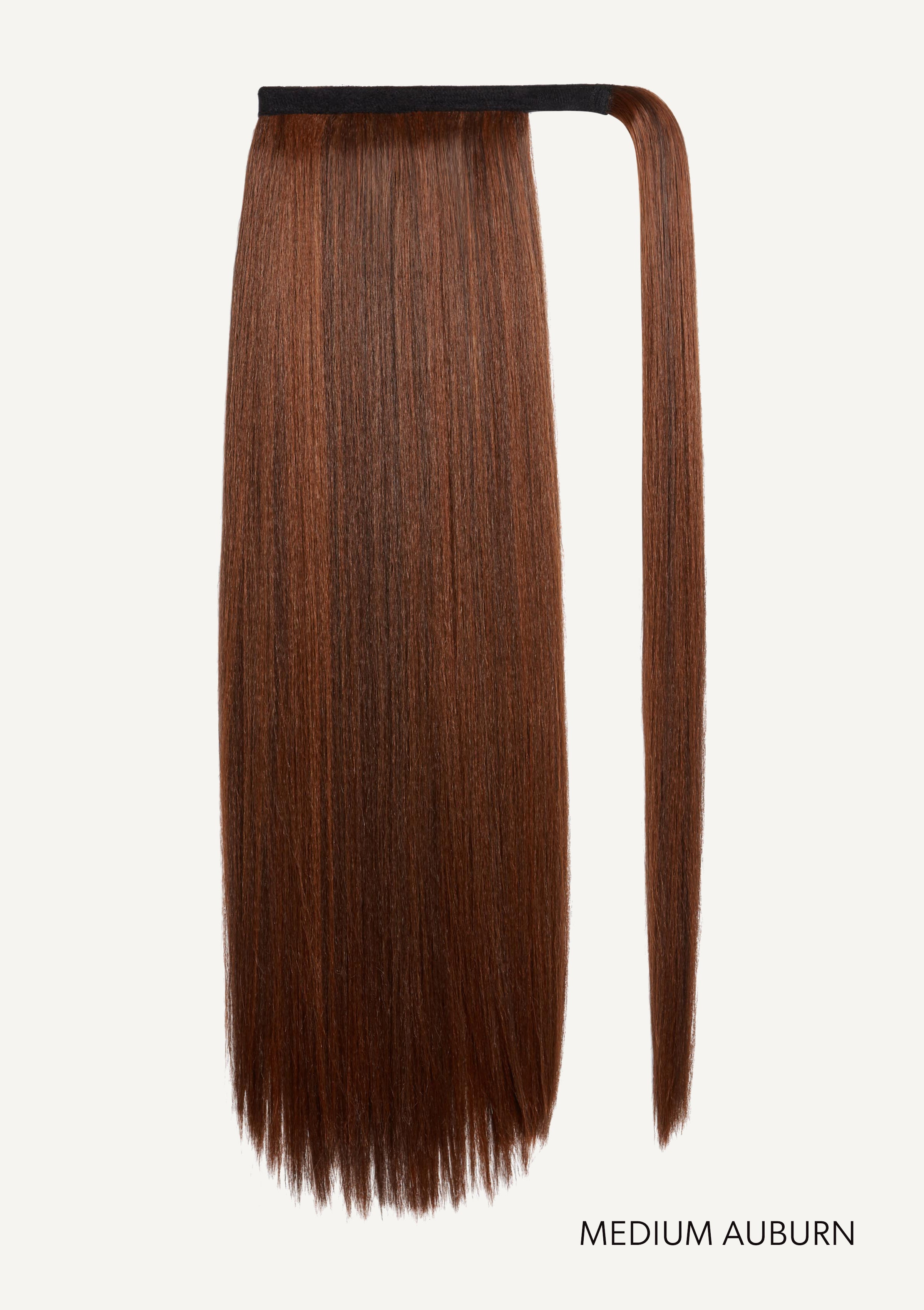 Front Rae Sleek and Smooth 22 Inch and 26 Inch Medium Auburn Wrap Around Salon Quality Synthetic DI