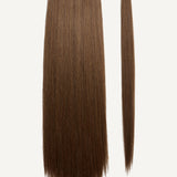 Front Rae Sleek and Smooth 22 Inch and 26 Inch Medium Brown Blend Wrap Around Salon Quality Synthetic DI