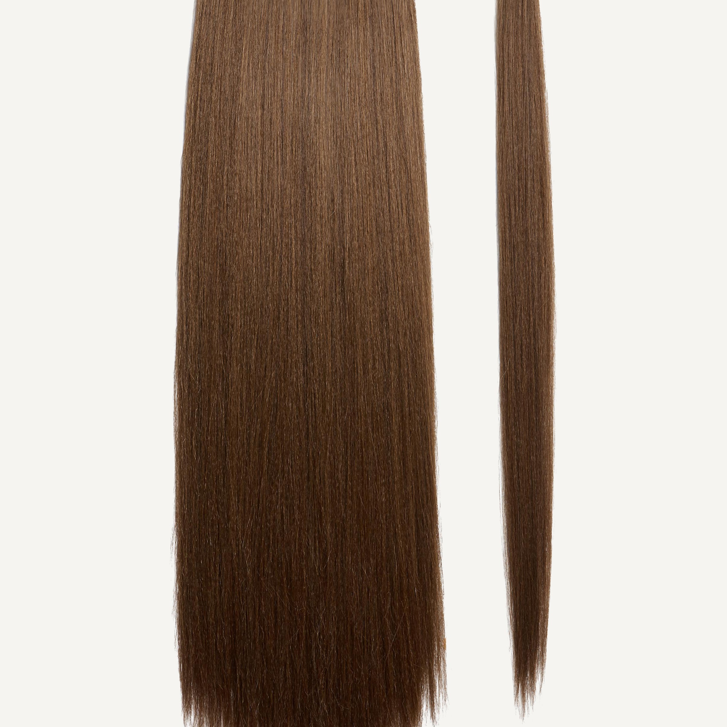 Front Rae Sleek and Smooth 22 Inch and 26 Inch Medium Brown Blend Wrap Around Salon Quality Synthetic DI