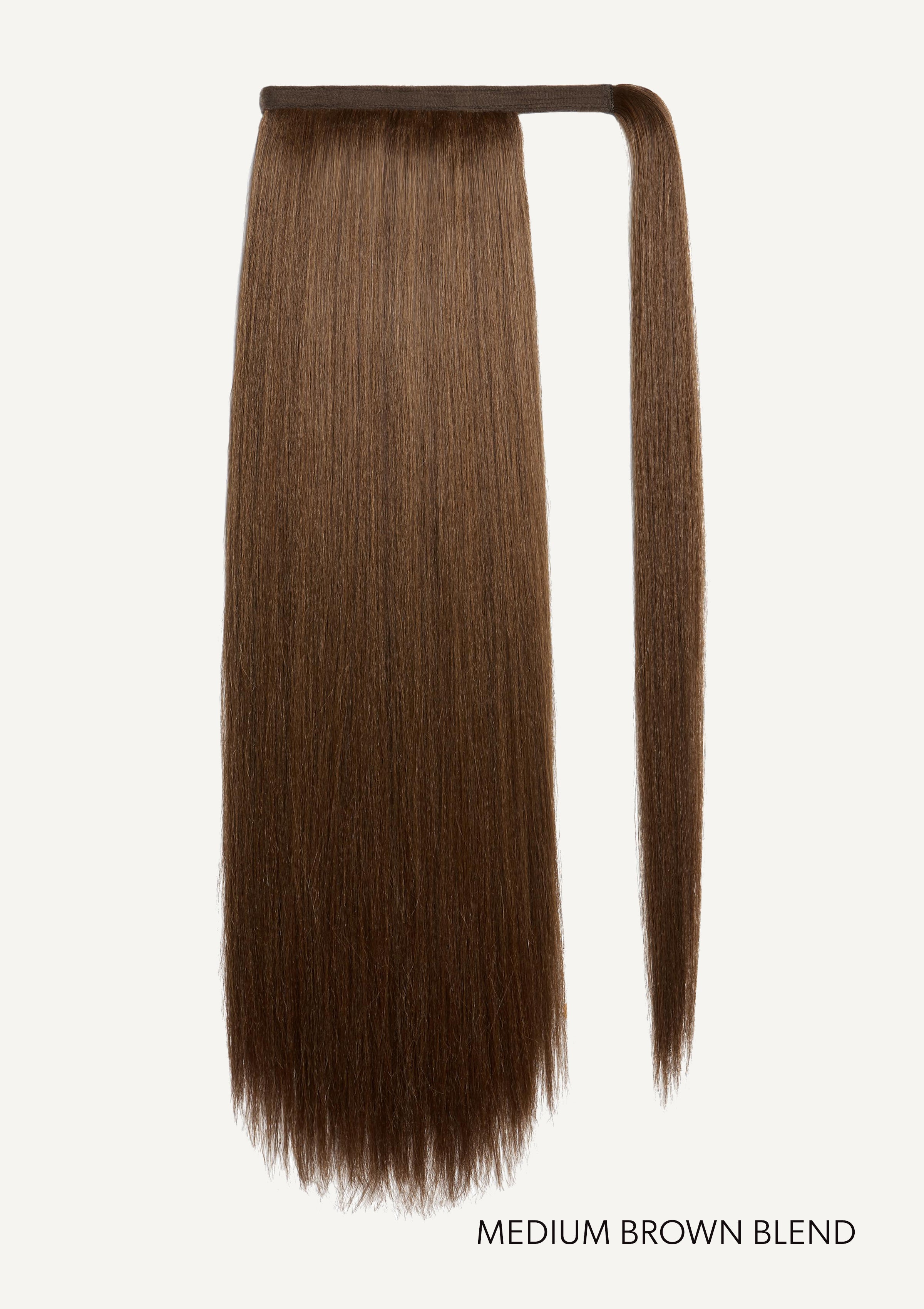 Front Rae Sleek and Smooth 22 Inch and 26 Inch Medium Brown Blend Wrap Around Salon Quality Synthetic DI