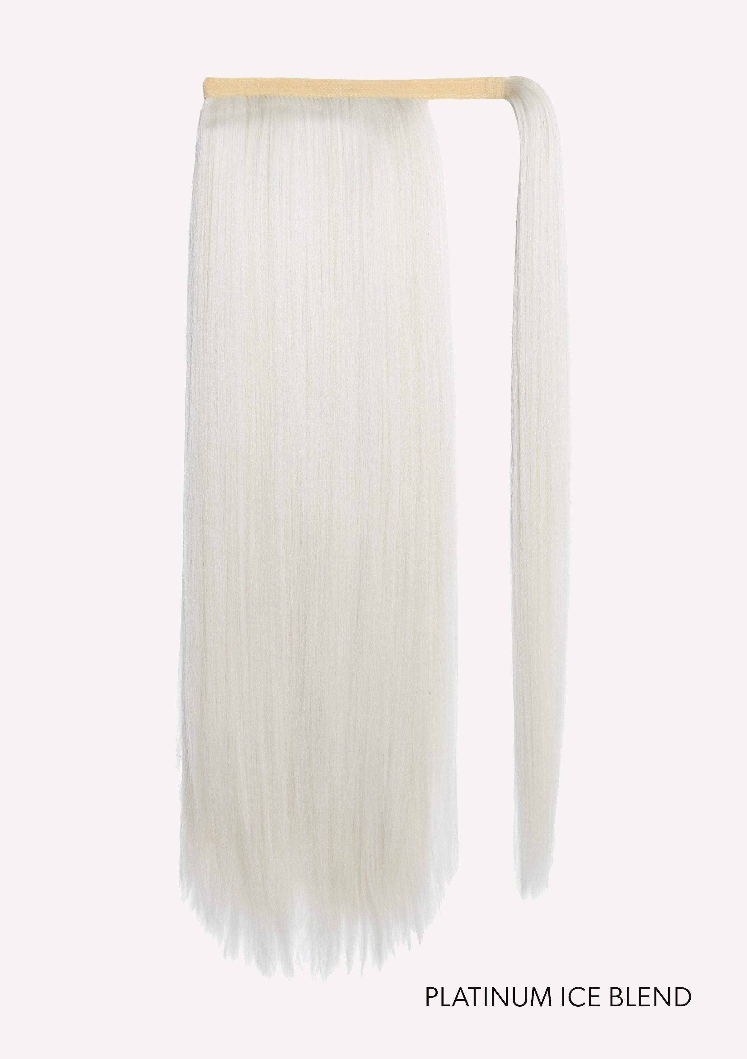 Front Rae Sleek and Smooth 22 Inch and 26 Inch Ice Blonde Blend Wrap Around Salon Quality Synthetic DI