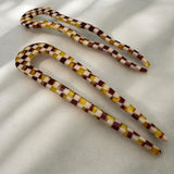 Tortoise Plaid French Hair Pin Set
